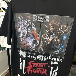 Street Fighter Graphic Tee - Black
